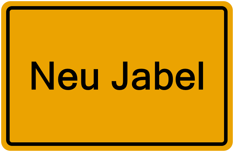 Handelsregisterauszug Neu Jabel